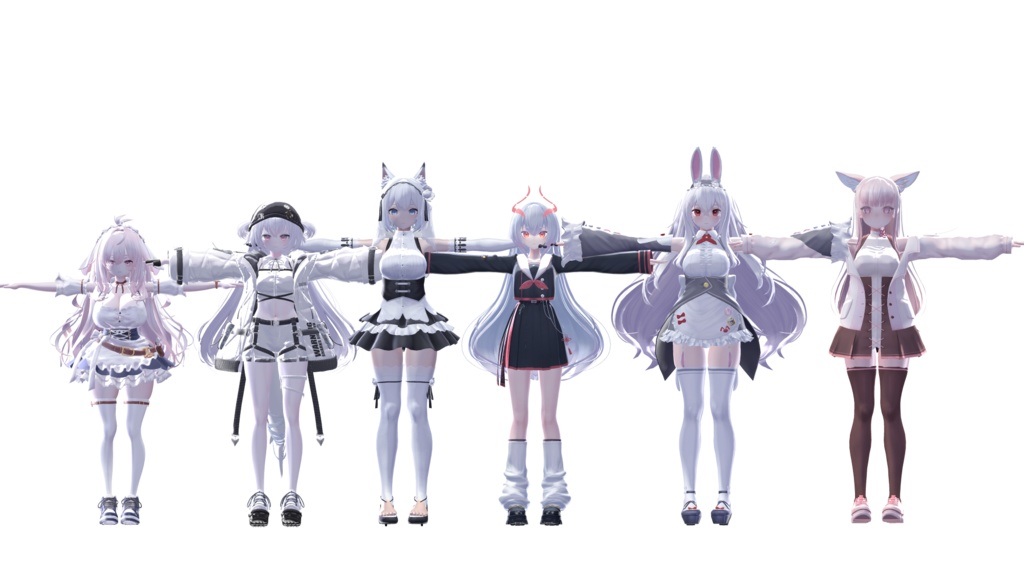 〖汎用/23アバター対応〗kirakira lilToon Materialsෆ+blend shape