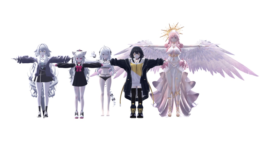 〖汎用/23アバター対応〗kirakira lilToon Materialsෆ+blend shape