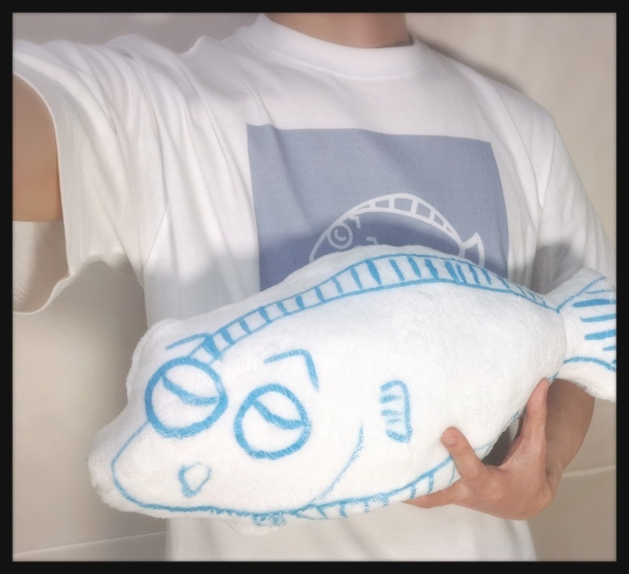 ひらめくんふかふかクッション