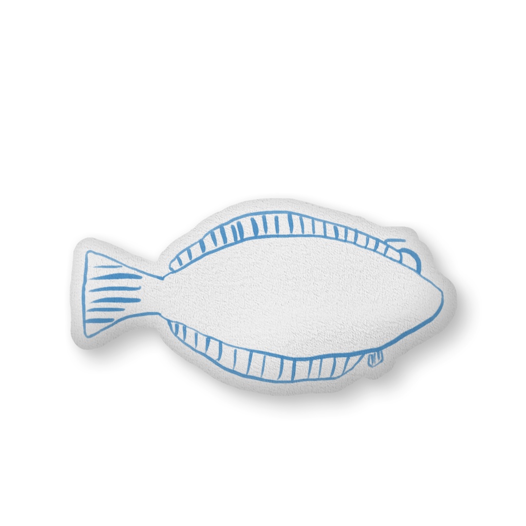 【デカい】ひらめくんふかふかクッション