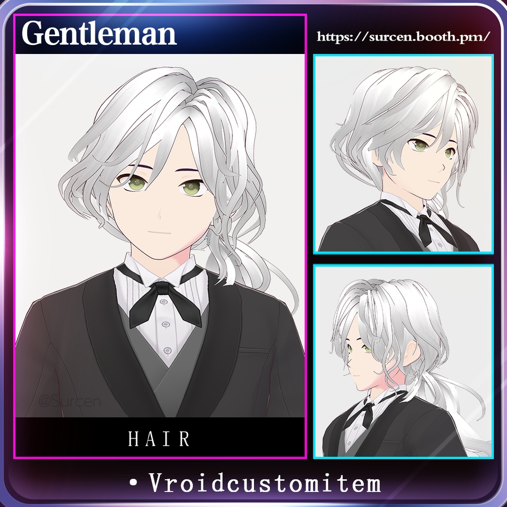 [Vroid] Boy hair / Unisex hair(男女兼用)