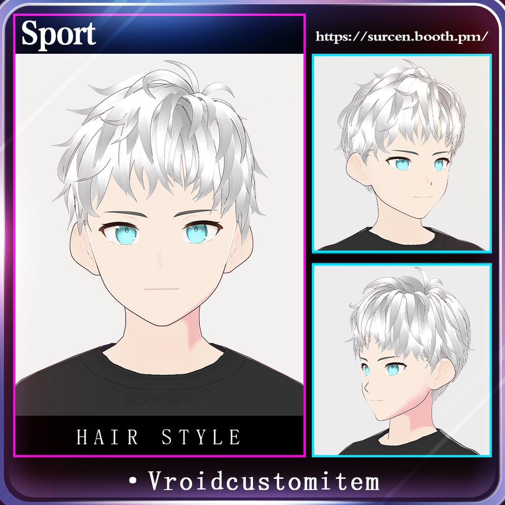[Vroid] Short hair / Sport