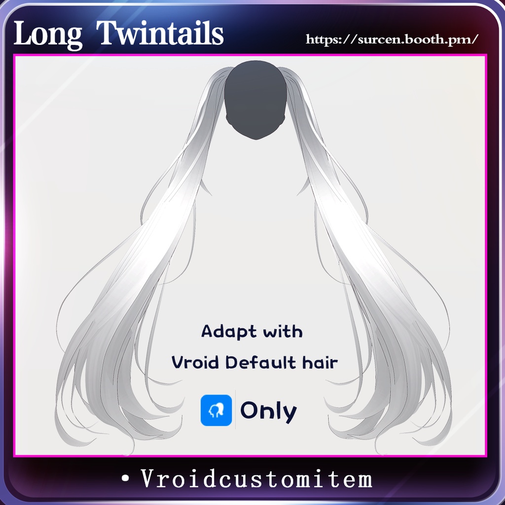 [Vroid] Long Twintails / Twintail Only 