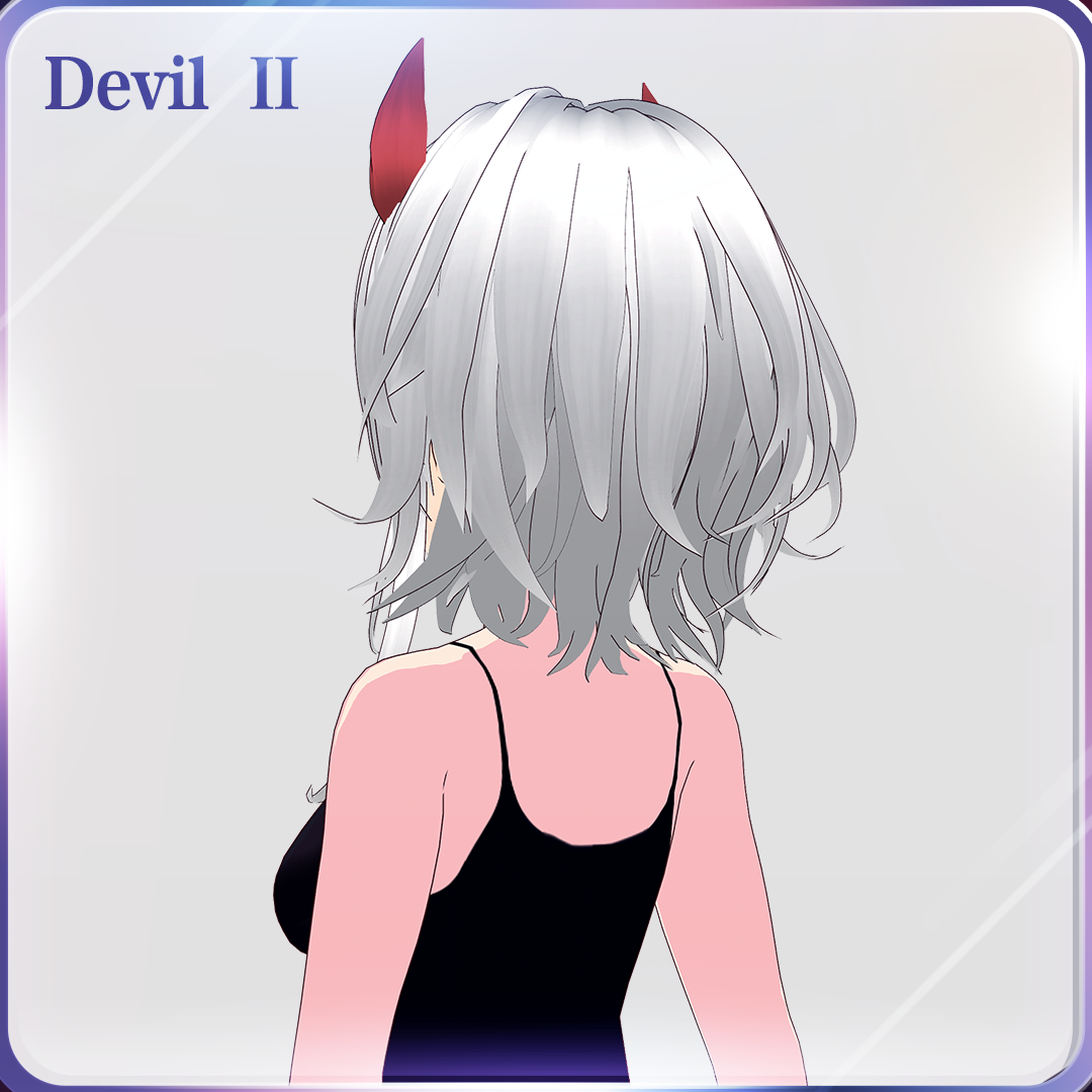 [Vroid] Short messy girl hair / Devil Ⅱ - Surcen - BOOTH