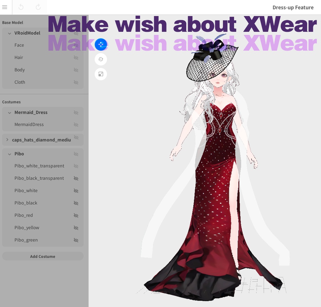 [Vroid][XWear] Wish 願い事を言ってください
