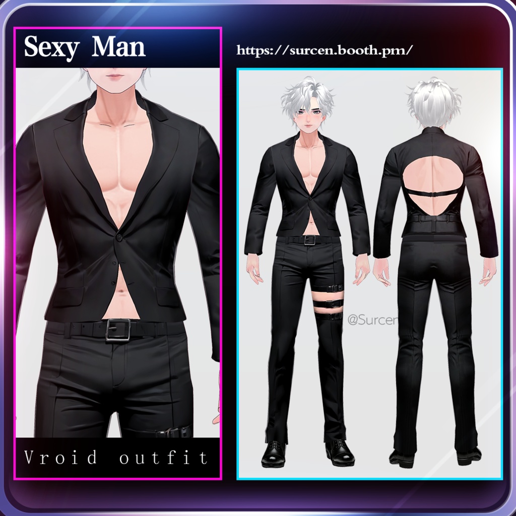 [Vroid] Sexy Man Outfit