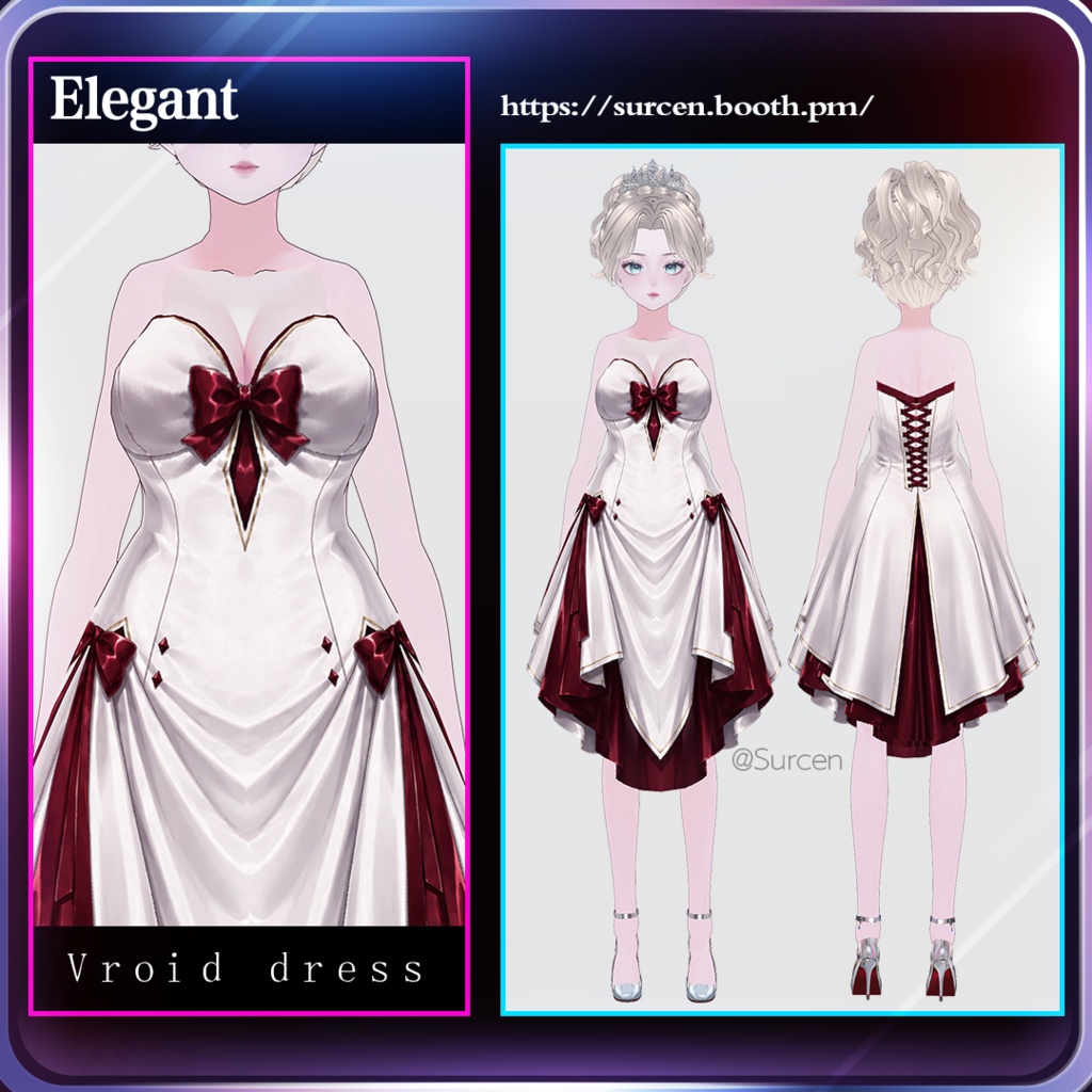 [Vroid] Elegant Dress / Dinner