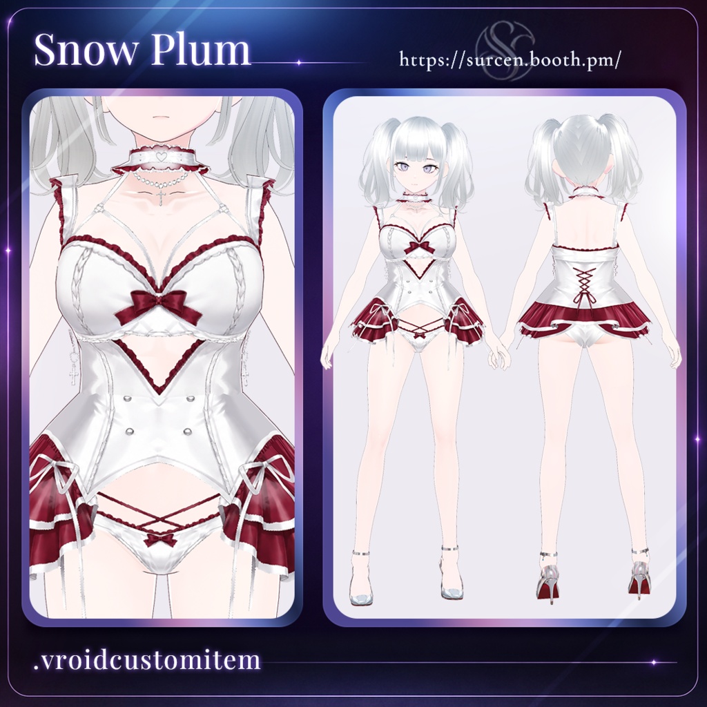 [Vroid] Snow Plum / Sexy Wear