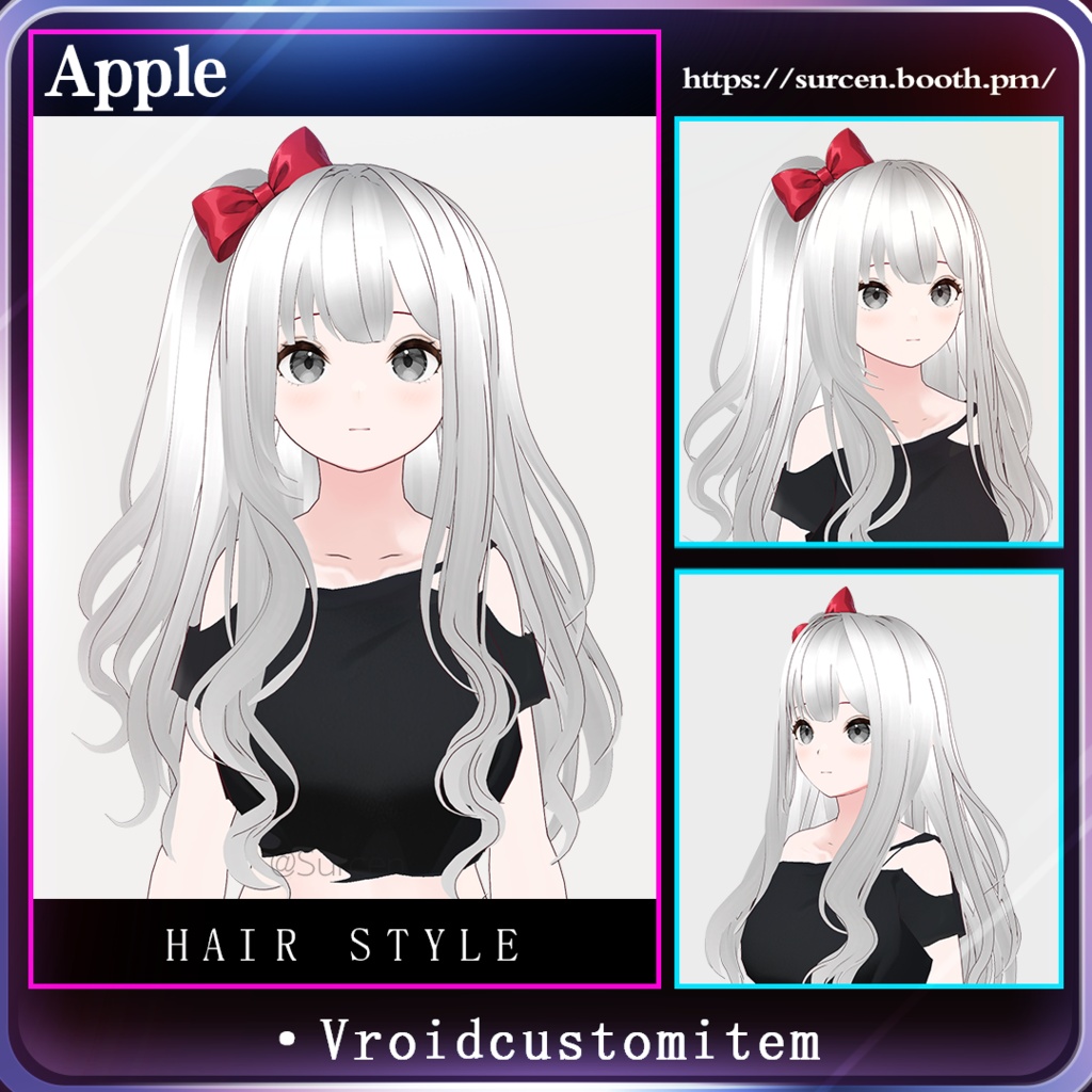 [Vroid] Side Ponytail / Apple