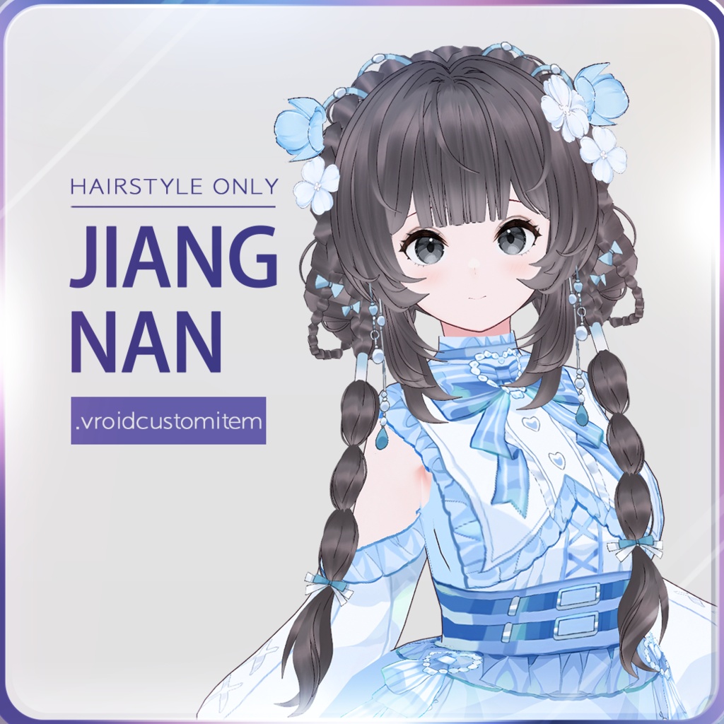 [Vroid] Hairstyle only / Jiang Nan