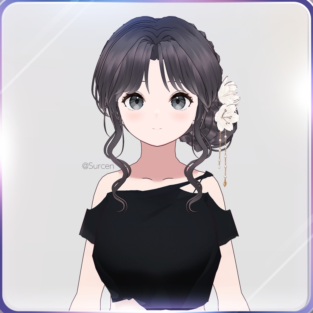 【期間限定SALE】Vroid Hairstyle / Side Bun