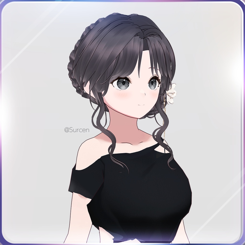 【期間限定SALE】Vroid Hairstyle / Side Bun