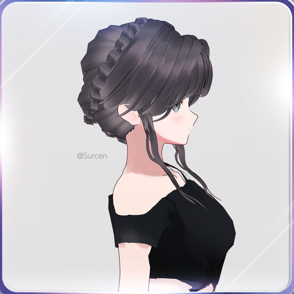 【期間限定SALE】Vroid Hairstyle / Side Bun