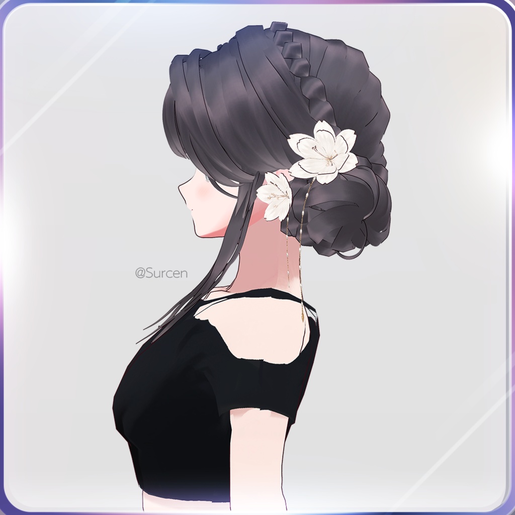 【期間限定SALE】Vroid Hairstyle / Side Bun