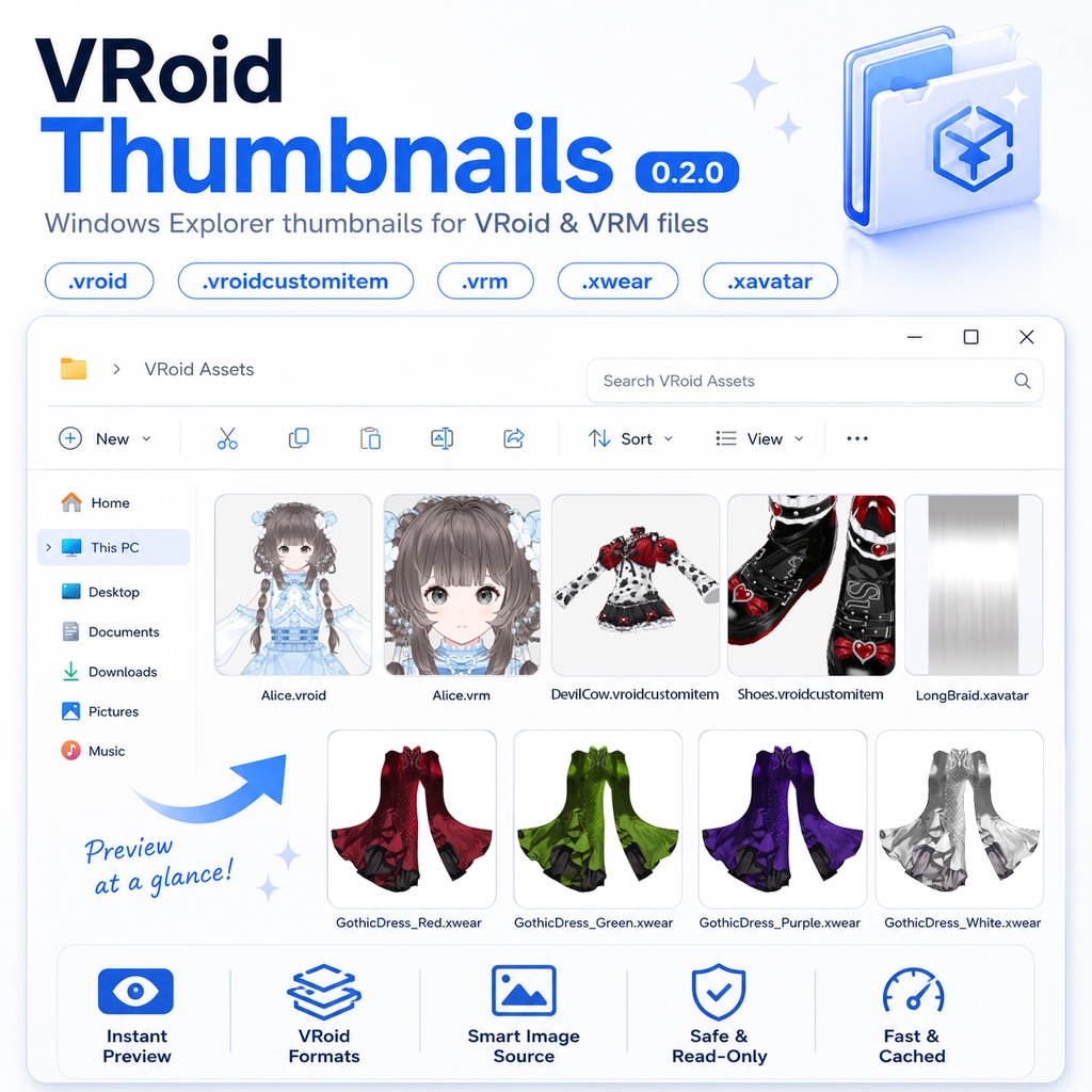 VRoid Thumbnails