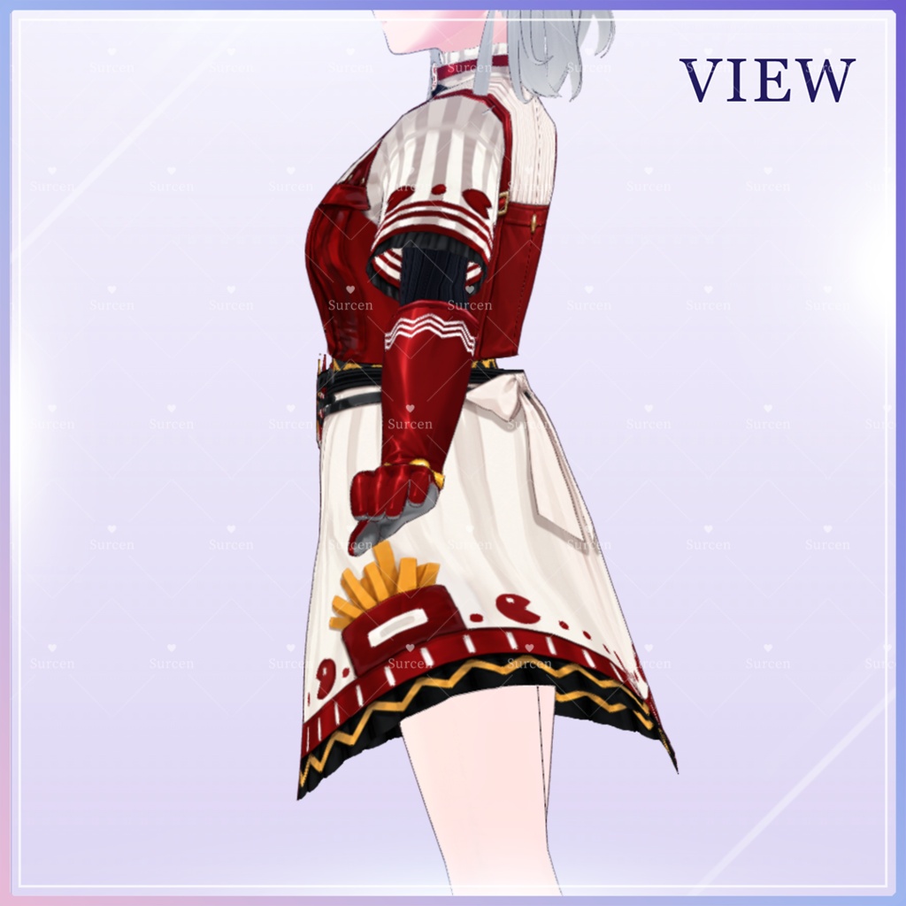 【期間限定50%OFF】 Fast Food / VRoid Outfit