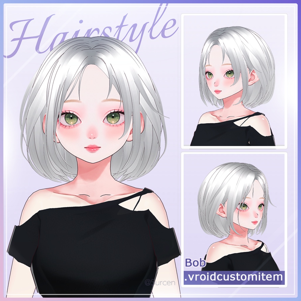 [Vroid] Bob / Hairstyle