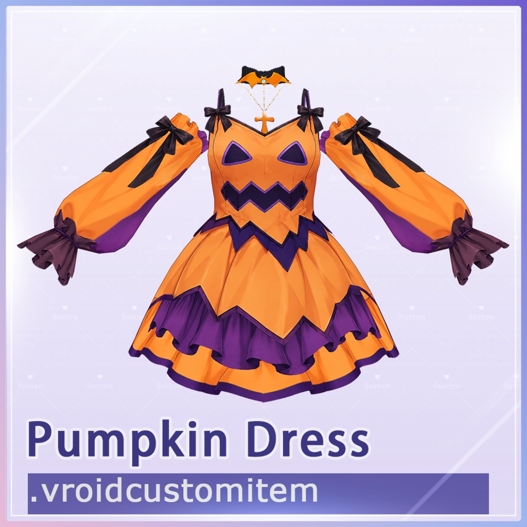 [Vroid] Halloween 2026 / Pumpkin Dress