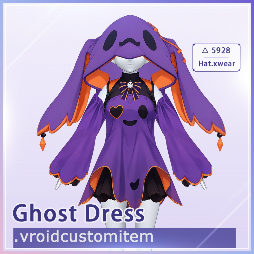[Vroid] Halloween 2026 / Ghost Dress