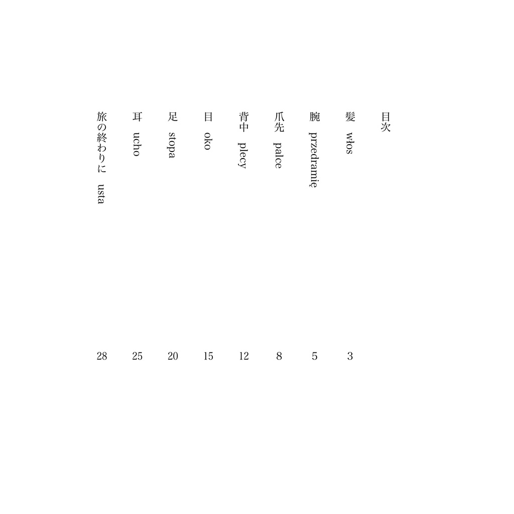 恋人の身体について