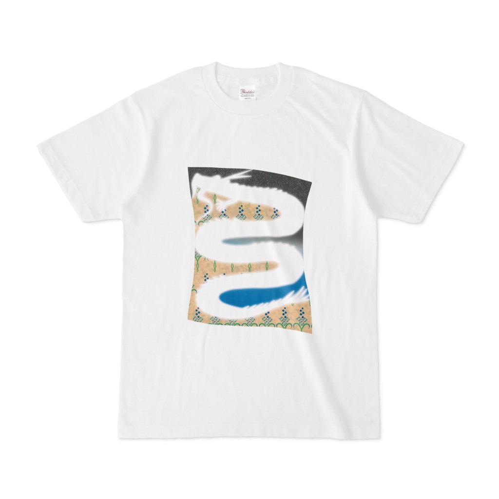 Tシャツ白(龍)