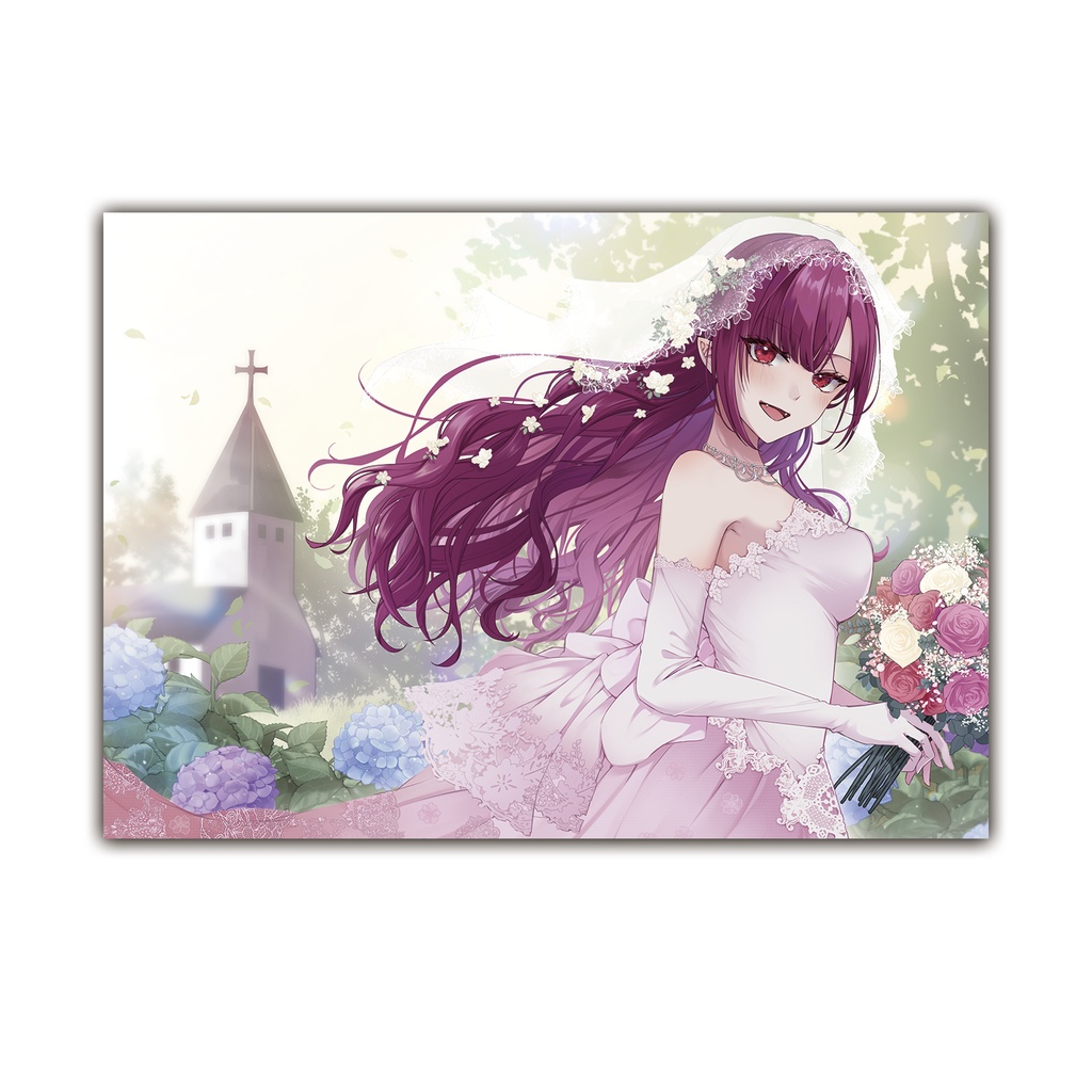 2024JuneBrideずっと一緒だよ　月城クレア　ウエディングVer.　ポストカード
