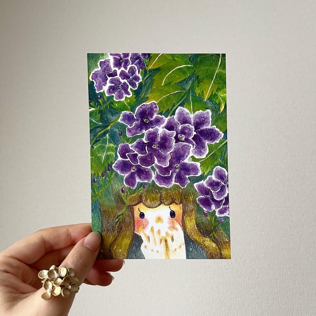 ポストカード「紫」