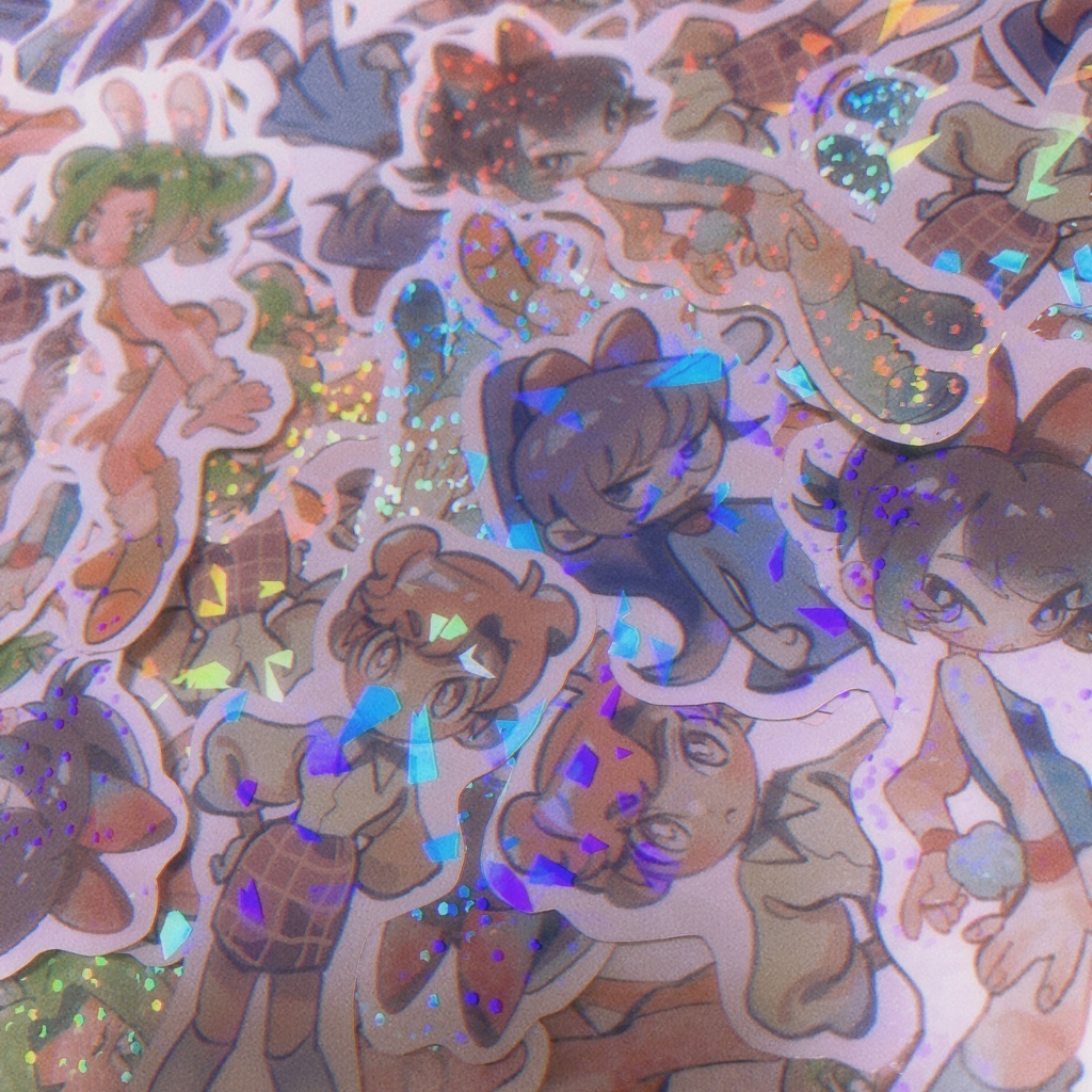 キラキラステッカー