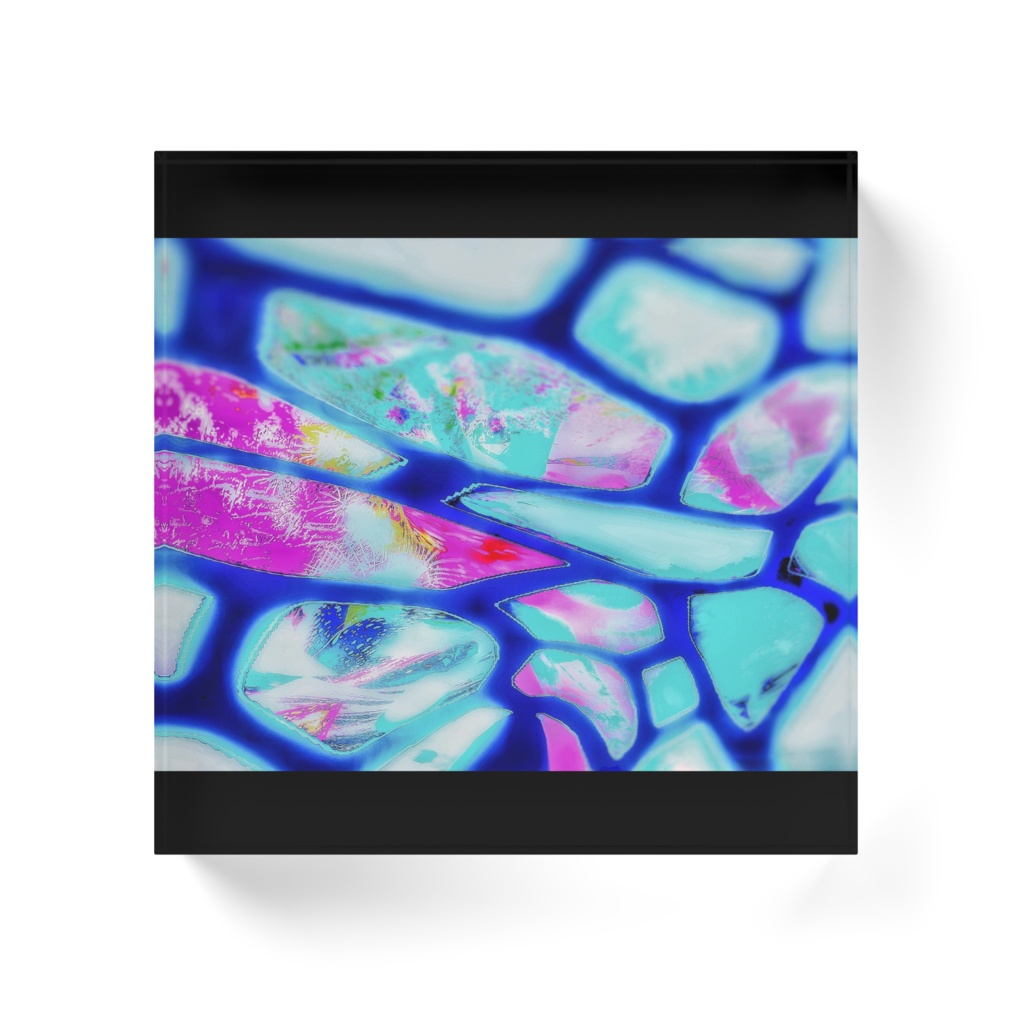 気分の色 -細胞のような碧- アクリルブロック