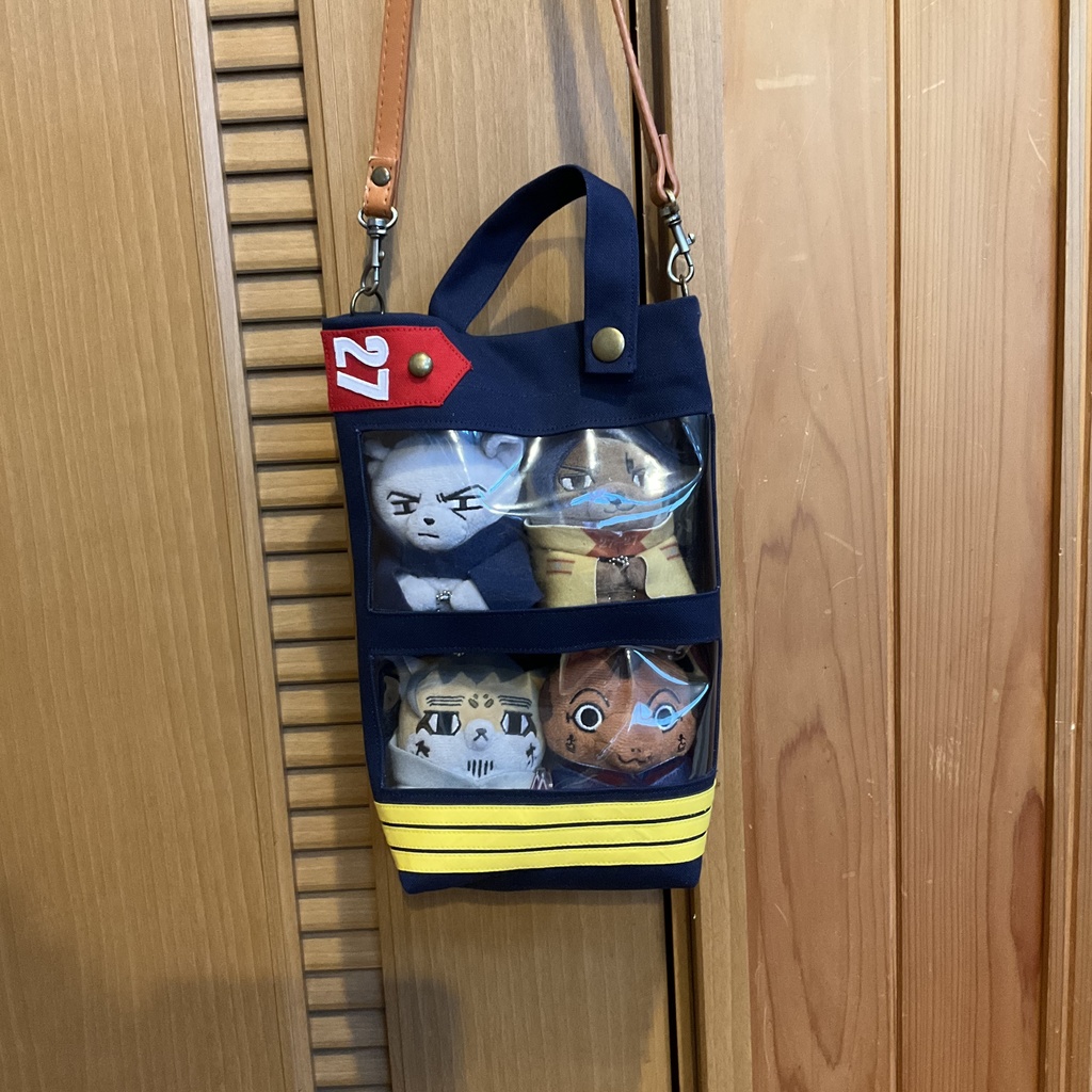 左腰用 お出かけみちみちフォゼバッグ 4人用(第27聯隊肩章 袖章柄)