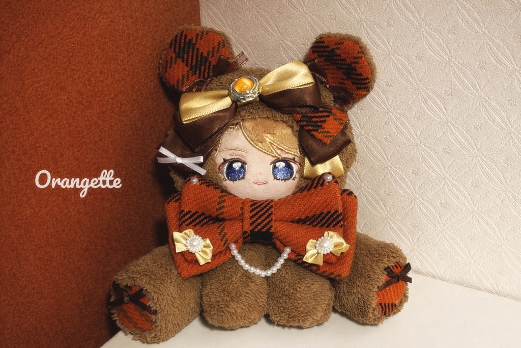 おらんじぇっとべあー🧸【ぬい服】【いつぬい･12-13cm】
