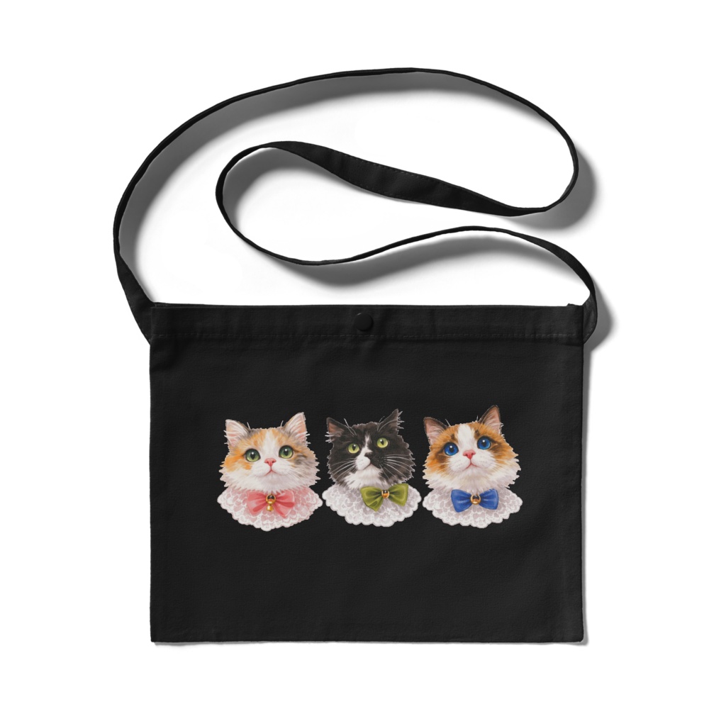 KNC_ねこねこサコッシュ