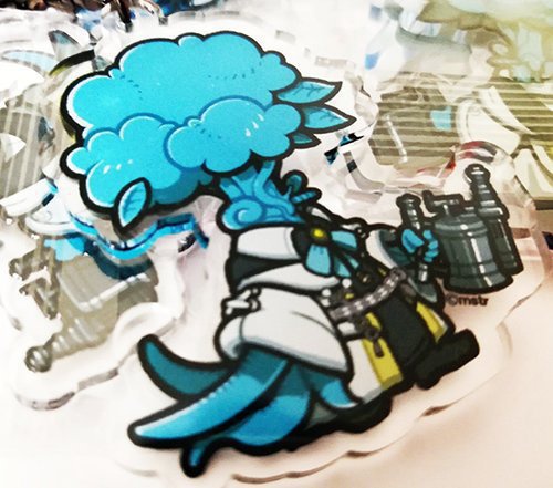 ニョロニョロ苗床キーホルダー