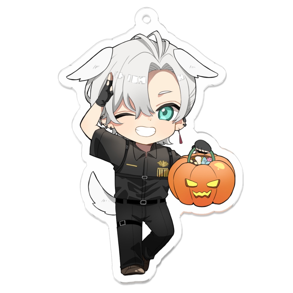 【2025ハロウィン限定】アクリルキーホルダー/神丸ゆいと（ミニキャラ）
