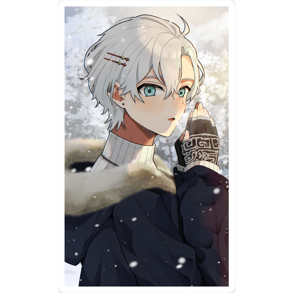 2025-2026冬限定_スマホステッカー/神丸ゆいと