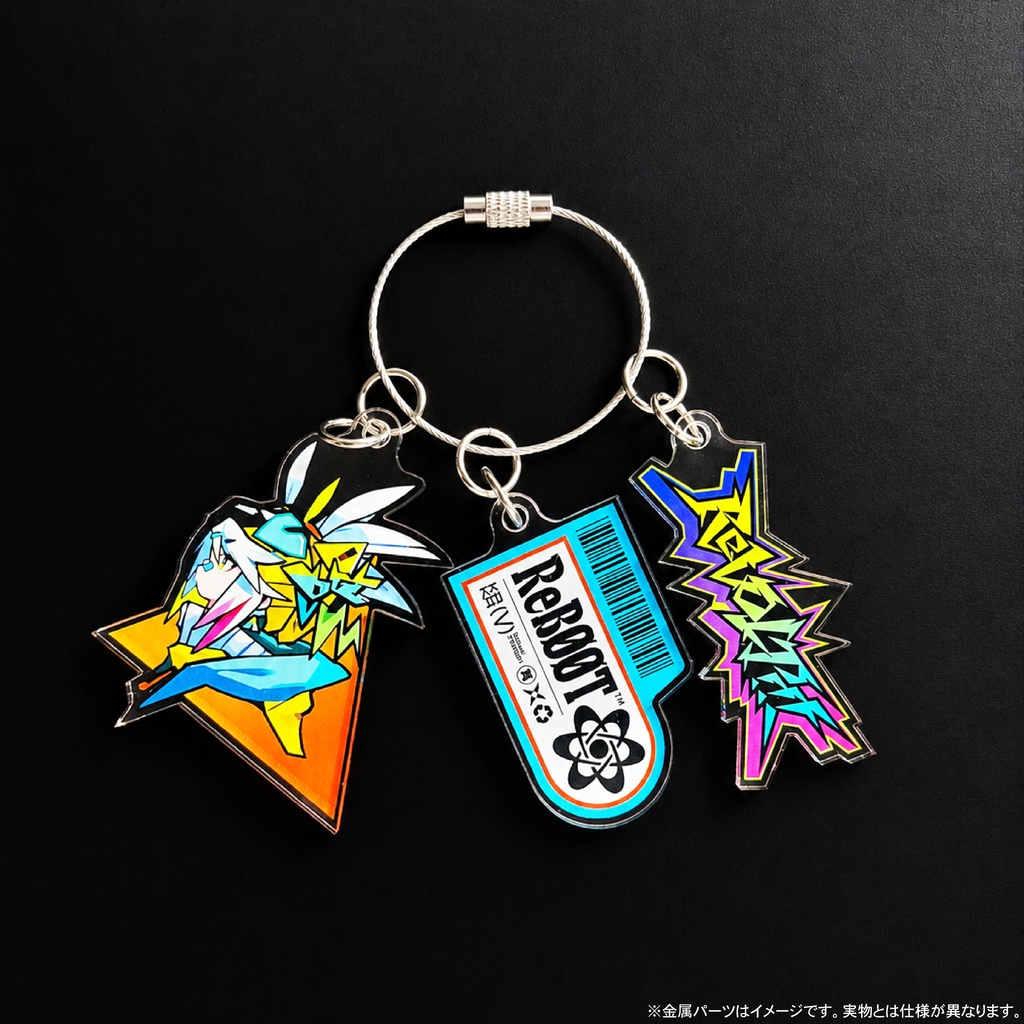 3連アクリルキーチェーン 『RV:EDITION / VS:EDITION』