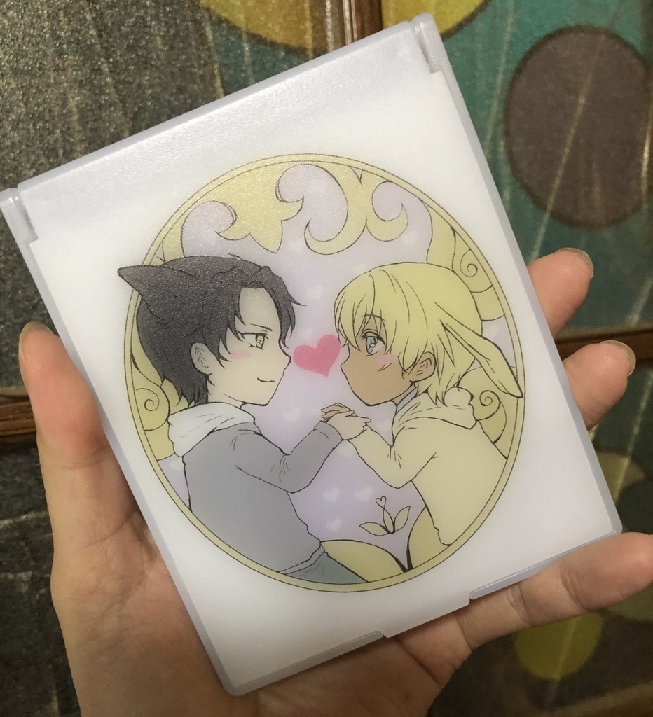 狼赤井×うさ零君のスタンドミラー