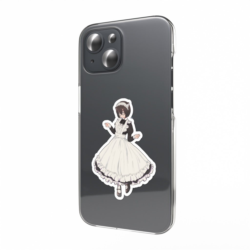 メイドえるもスマホステッカー