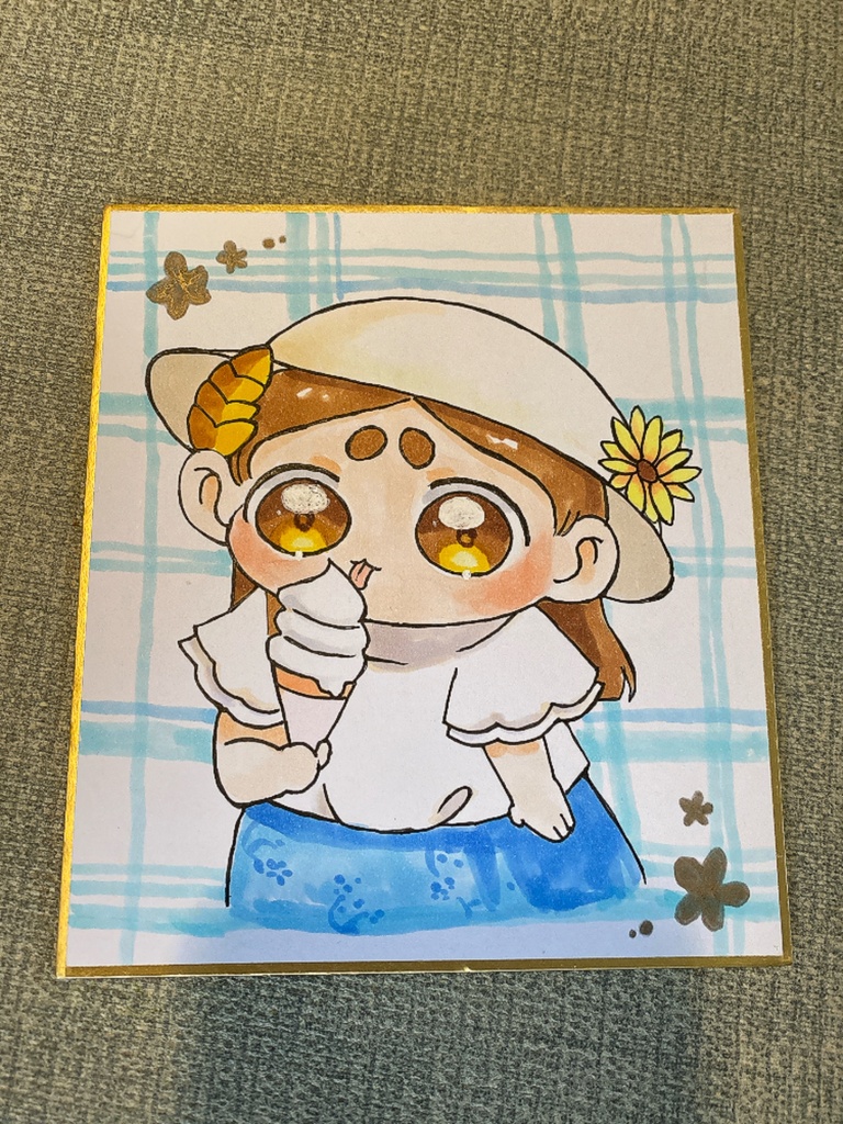 学園アイドルマスター ちび千奈 色紙