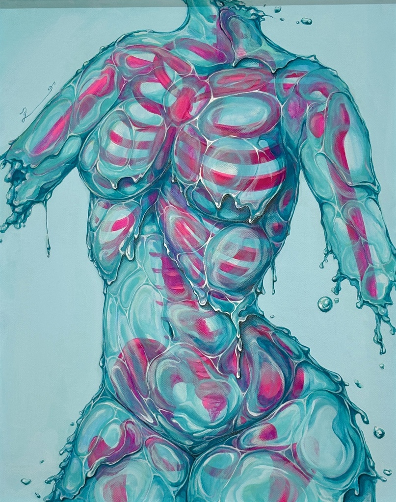 【Original Artwork】Moment / Water.    【原画】刹那 / 水　