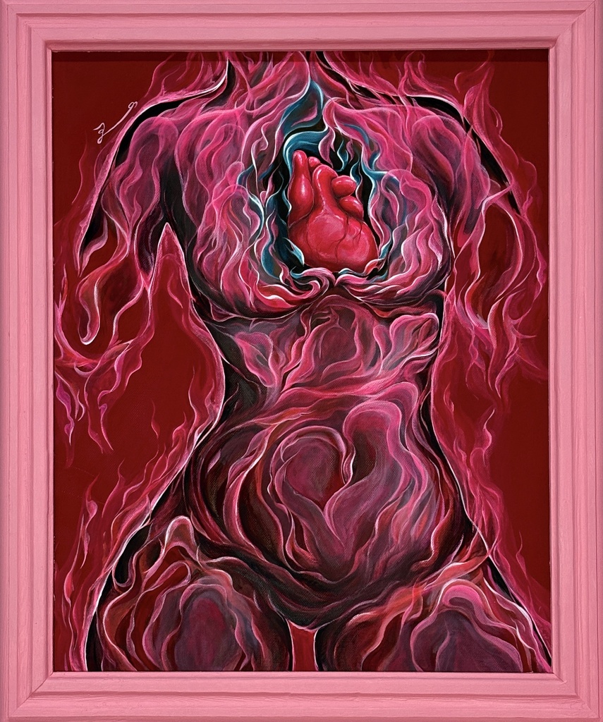 【Original Artwork】Moment / Fire. 【原画】刹那 / 火