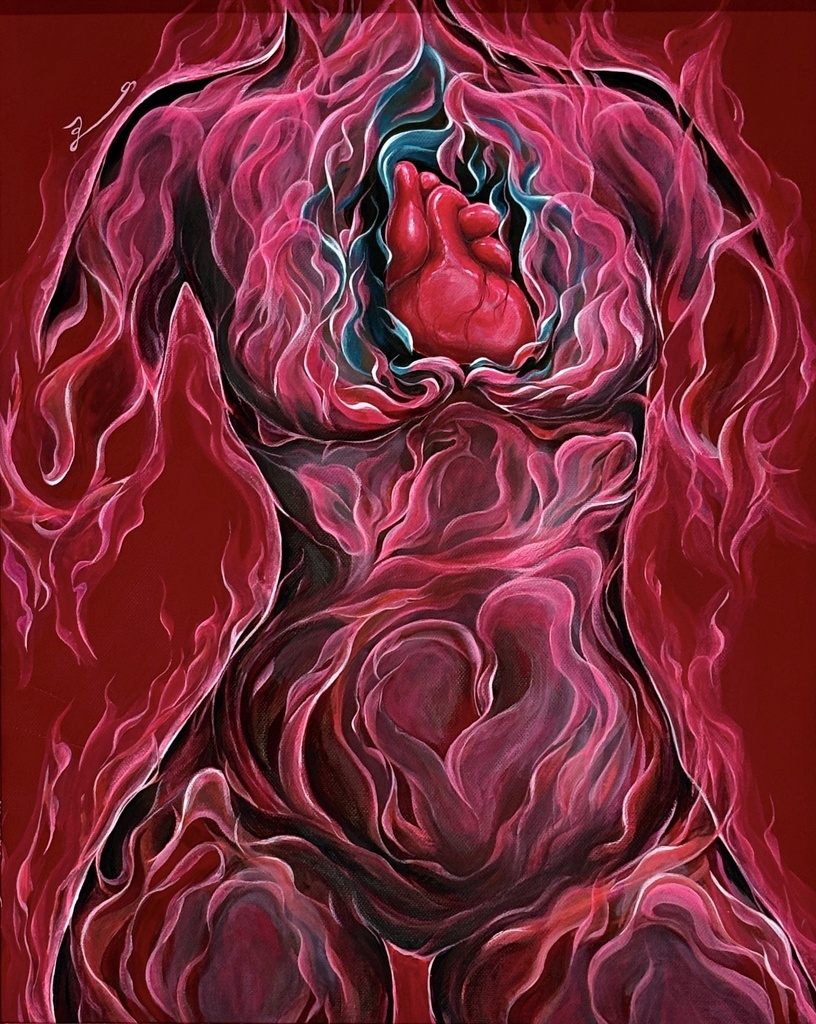 【Original Artwork】Moment / Fire.    【原画】刹那 / 火　