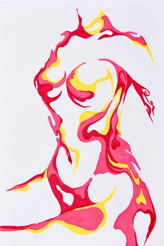 【Original Artwork】Girl of Fire【原画】Girl of Fire