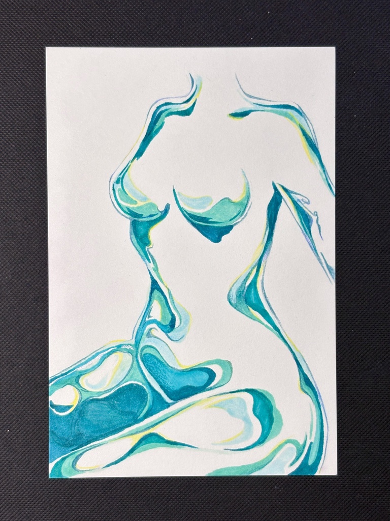 【Original Artwork】Girl of Water【原画】Girl of Water