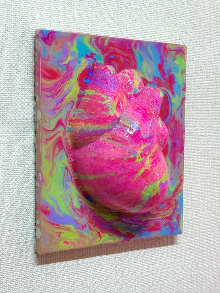 【Original Artwork / 一点物】Marbled Heart 01