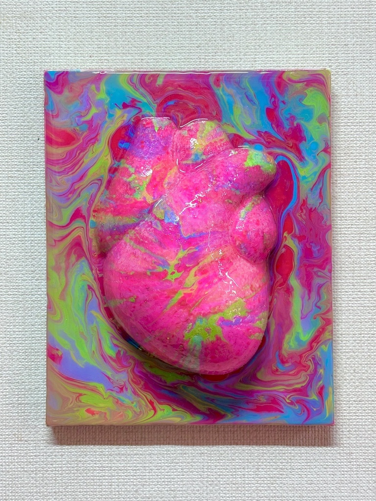 【Original Artwork / 一点物】Marbled Heart 01
