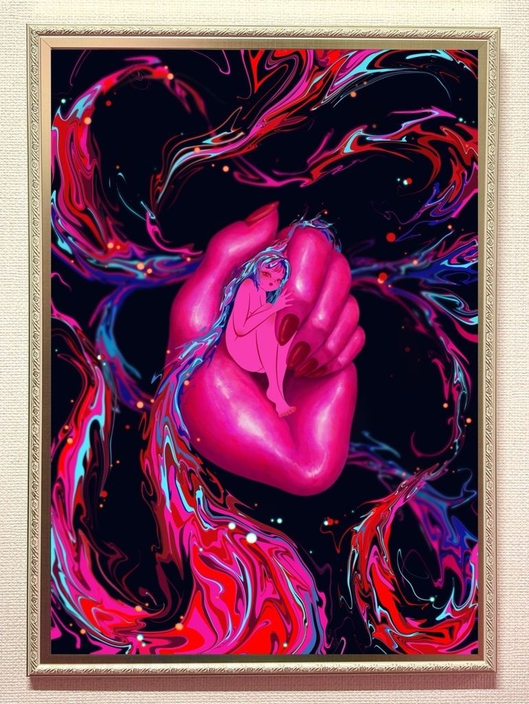 【Limited edition print】Angry Angry【複製原画】Angry Angry