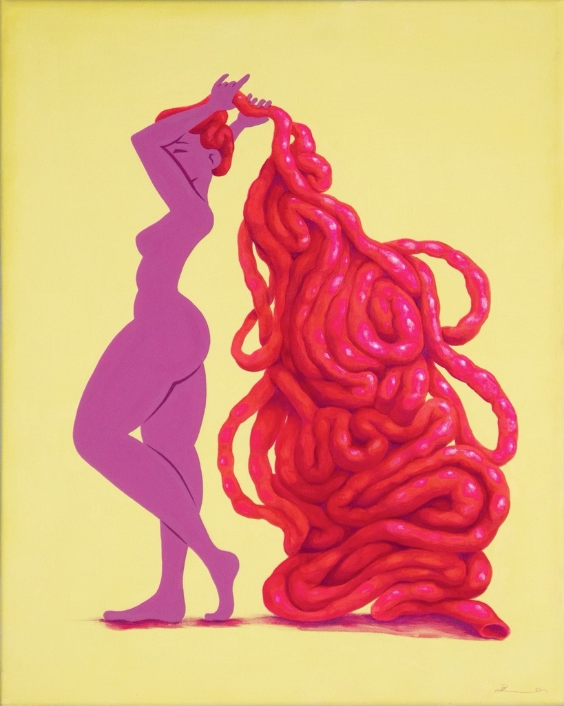 【Original Artwork】If My Hair Were Intestines. 【原画】If My Hair Were Intestines.