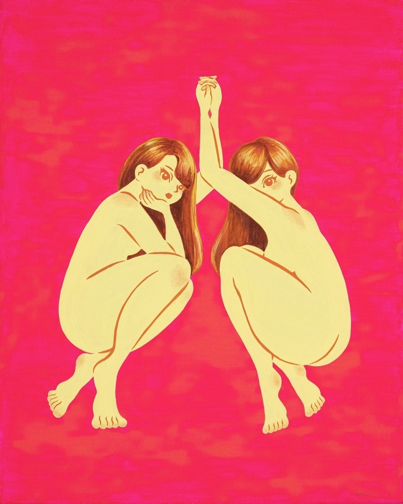 【Original Artwork】Close sisters -Lung-【原画】Close sisters -Lung-