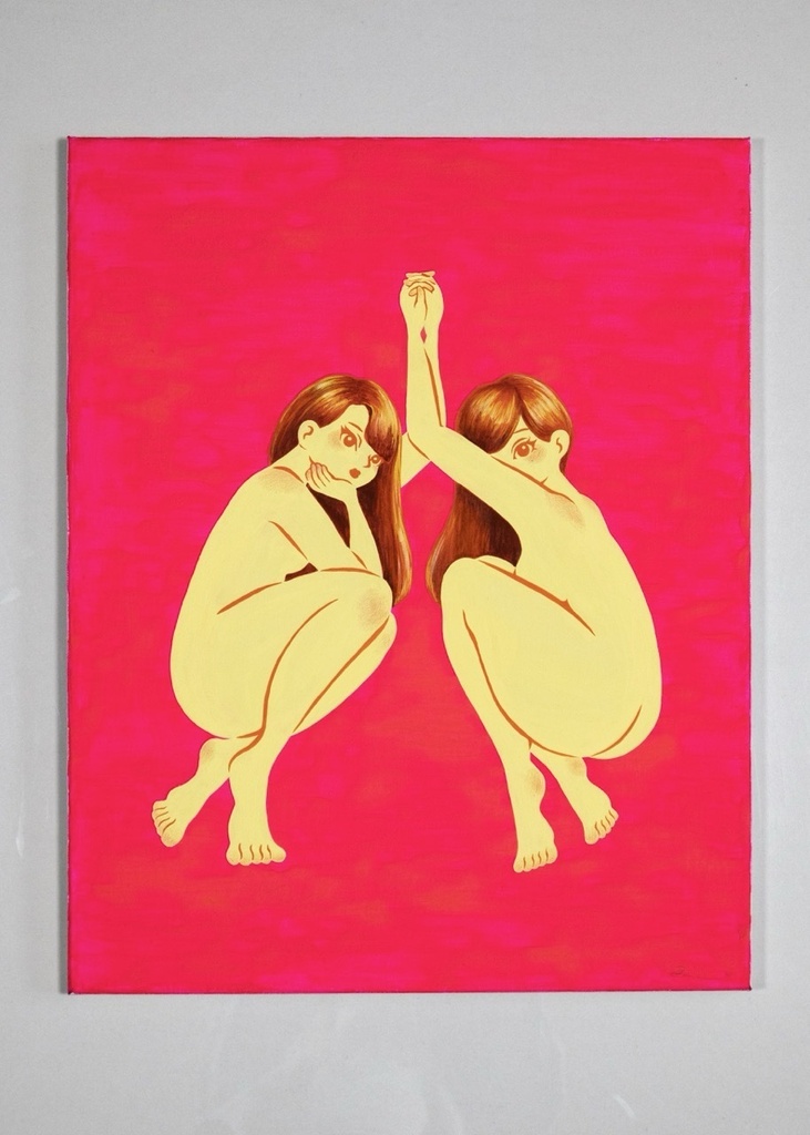 【Original Artwork】Close sisters -Lung-【原画】Close sisters -Lung-